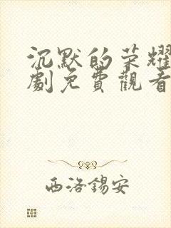 沉默的荣耀电视剧免费观看全集下载封面