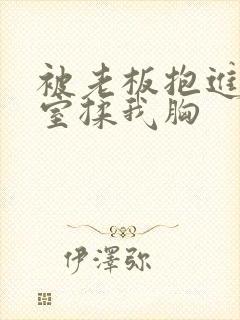 被老板抱进办公室揉我胸