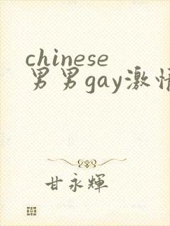 chinese男男gay激情