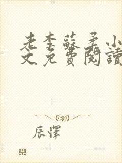 老李苏柔小说全文免费阅读