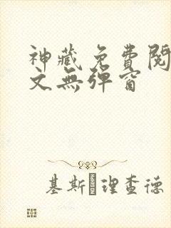 神藏免费阅读全文无弹窗