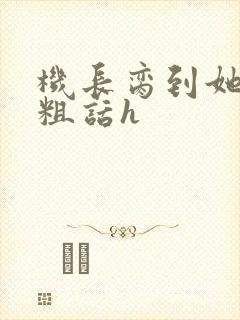 机长脔到她哭h粗话h