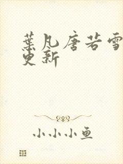 叶凡唐若雪刚刚更新