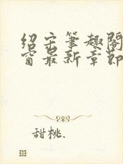 绍宋笔趣阁无弹窗最新章节