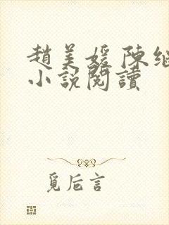 赵美媛 陈继来小说阅读