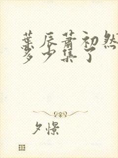 叶辰萧初然更新多少集了