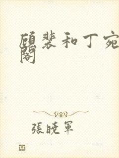 顾裴和丁宛笔趣阁封面