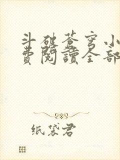 斗破苍穹小说免费阅读全部无弹窗封面