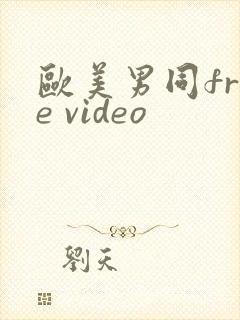 欧美男同free video