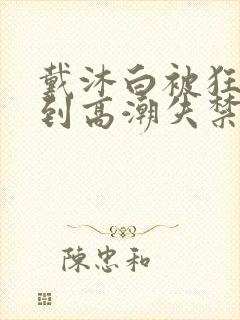 戴沐白被狂c躁到高潮失禁封面