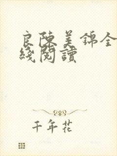 良陈美锦全文在线阅读