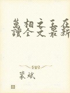 万相之王在线阅读全文最新章节