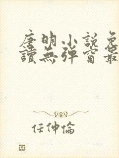 唐明小说免费阅读无弹窗最新章节下载