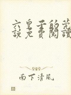 六皇子的莞娘小说免费阅读无弹窗