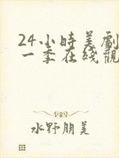 24小时美剧第一季在线观看免费高清封面