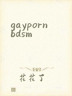 gaypornbdsm封面