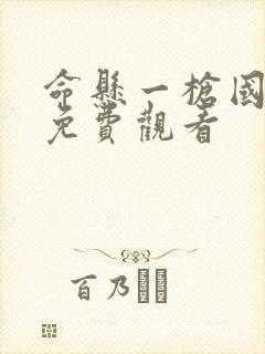 命悬一枪国语版免费观看