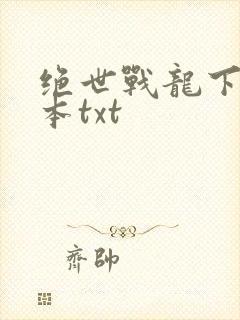 绝世战龙下载全本txt