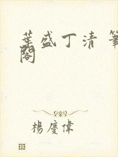 叶盛丁清 笔趣阁