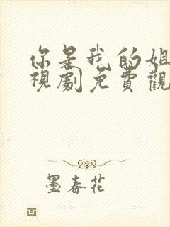 你是我的姐妹电视剧免费观看全集