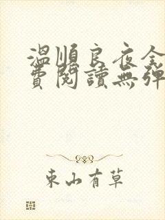 温顺良夜全文免费阅读无弹窗小说封面