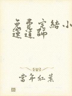 免费完结小说截运道师