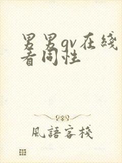 男男gv在线观看同性