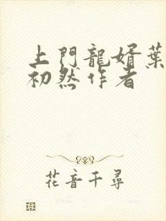 上门龙婿叶辰萧初然作者