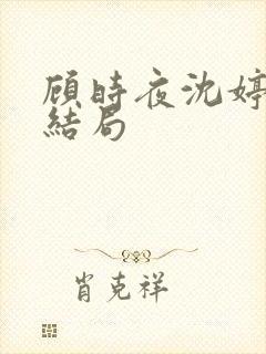 顾时夜沈婷晚大结局封面