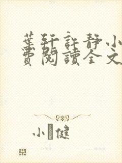 叶轩许静小说免费阅读全文封面