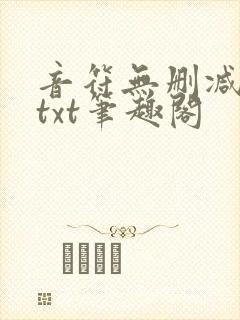 音符无删减全文txt笔趣阁