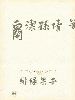 白洁孙倩 笔趣阁封面