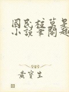 国民校草是女生小说笔阁趣封面