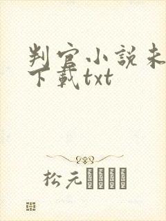 判官小说未删版下载txt封面