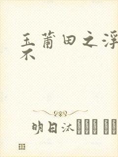 玉莆田之浮行天不封面