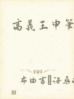 高义王申笔趣阁