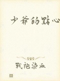 少爷的点心封面