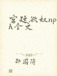 宫廷欲奴np高h全文