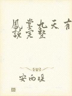 凤掌九天有声小说完整