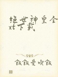 绝世神皇全本txt下载