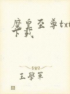魔皇至尊txt下载