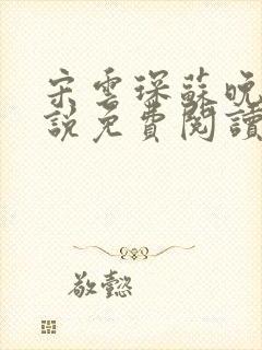 宋云琛苏晚卿小说免费阅读最新章节封面