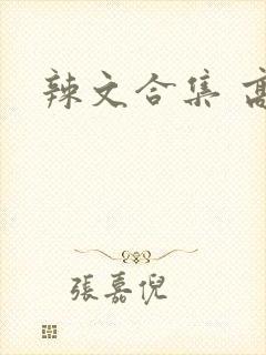辣文合集 高h