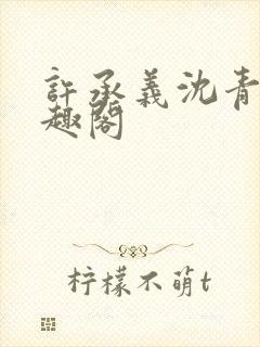 许承义沈青茵笔趣阁