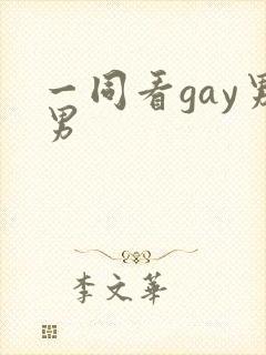 一同看gay男男