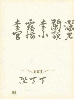 李霖李阑澜巅峰官场小说免费阅读