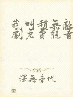 我叫赵无敌电视剧免费观看全集高清封面