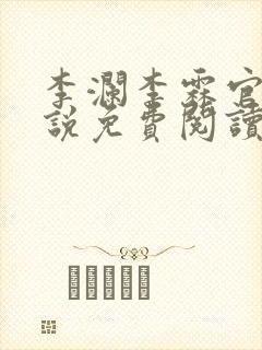 李澜李霖官场小说免费阅读封面