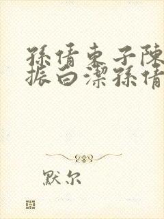 孙倩东子陈三赵振白洁孙倩笔趣阁封面