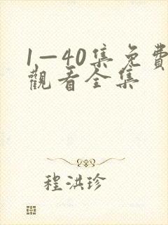 1—40集免费观看全集封面